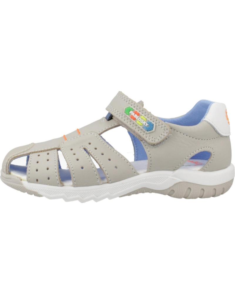 Sandales pour Garçon PABLOSKY SANDALIAS NINO MODELO 055750P COLOR GRIS CRISTAL