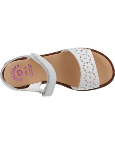 Sandali per Donna e Bambina PABLOSKY SANDALIAS NINA MODELO 438300P COLOR BLANCO