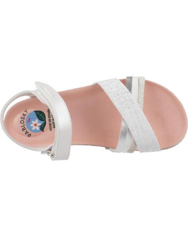 Sandalen für Mädchen PABLOSKY SANDALIAS NINA MODELO 439804P COLOR BLANCO