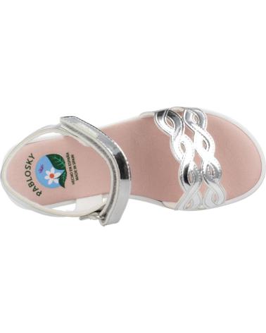 Sandali per Bambino PABLOSKY SANDALIAS NINO MODELO 440855P COLOR PLATA