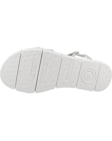 Sandali per Bambino PABLOSKY SANDALIAS NINO MODELO 440855P COLOR PLATA