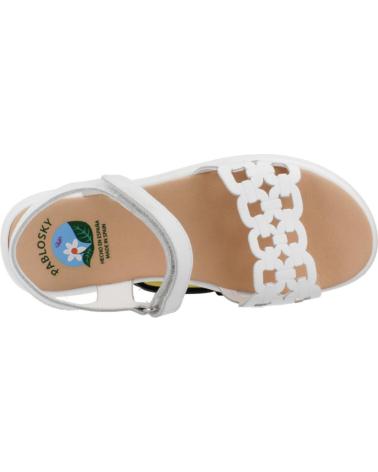 Sandalias de Niña PABLOSKY SANDALIAS NINA MODELO 441800P COLOR BLANCO