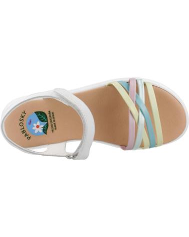 Sandali per Bambina PABLOSKY SANDALIAS NINA MODELO 442100P COLOR BLANCO