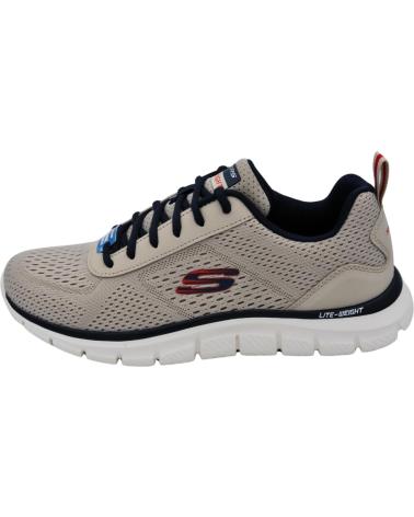 Deportivas de Hombre SKECHERS ZAPATILLAS TRACK-LESHUR BEIGE