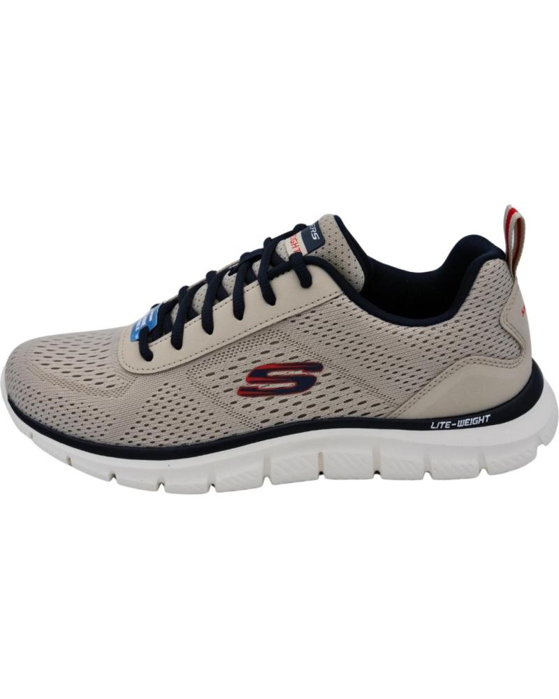 Deportivas de Hombre SKECHERS ZAPATILLAS TRACK-LESHUR BEIGE
