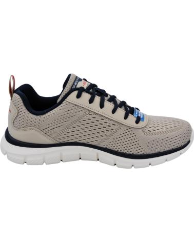 Deportivas de Hombre SKECHERS ZAPATILLAS TRACK-LESHUR BEIGE