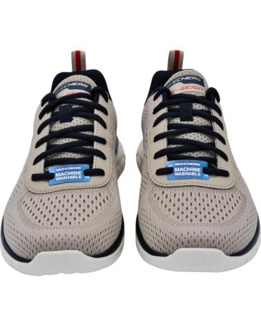 Deportivas de Hombre SKECHERS ZAPATILLAS TRACK-LESHUR BEIGE