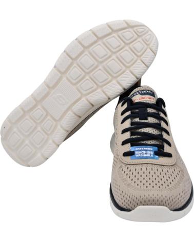 Deportivas de Hombre SKECHERS ZAPATILLAS TRACK-LESHUR BEIGE