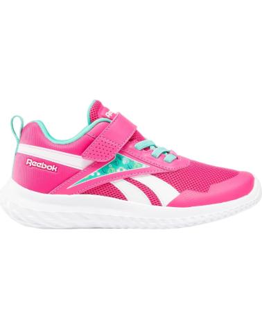 girl and boy Trainers REEBOK RUSH RUNNER 5 ALT VELCRO -BLANCO PARA NINA - 27 FUCSIA-VERDE