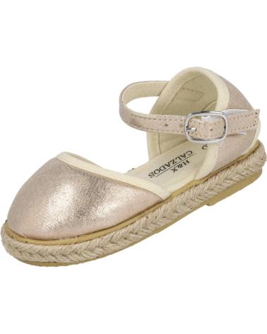 Sandálias de Menina L&R SHOES LR SHOES 442-111 ALPARGATAS DE ESPARTO PARA NINA ORO