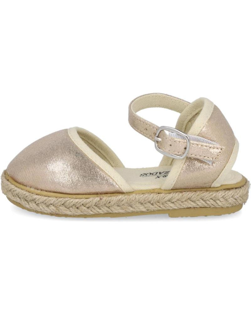 Sandálias de Menina L&R SHOES LR SHOES 442-111 ALPARGATAS DE ESPARTO PARA NINA ORO