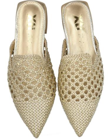Sandalen-De-Mujer-XTI-143795-MULES-PLANOS-METALIZADOS-DE-MUJER-ORO