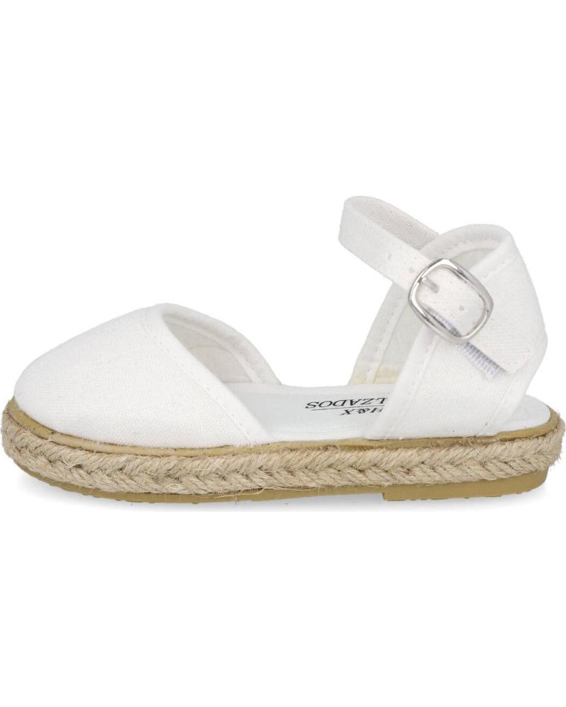 L&R SHOES ESPARTO ESPADRILLES 442-111 WHITE FOR GIRL BLANCO