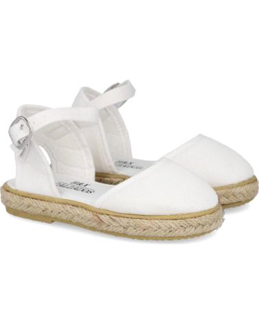 L&R SHOES ESPARTO ESPADRILLES 442-111 WHITE FOR GIRL BLANCO