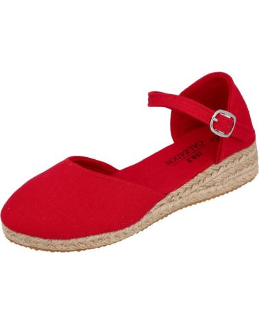 Sandali-De-Niña-L&R-SHOES-LR-SHOES-442-11-ALPARGATA-VALENCIANA-NINA-ROJO