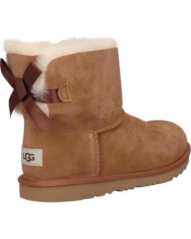 Bottines pour Femme et Fille UGG 1017397K MINI BAILEY BOW II 6 CHESTNUT