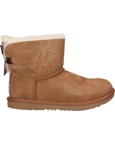 Bottines pour Femme et Fille UGG 1017397K MINI BAILEY BOW II 6 CHESTNUT