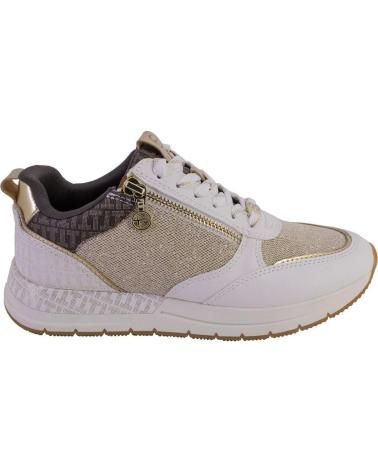 Sportif pour Femme TAMARIS 23732 ZAPATILLAS CASUAL DE MUJER BEIGE HIELO