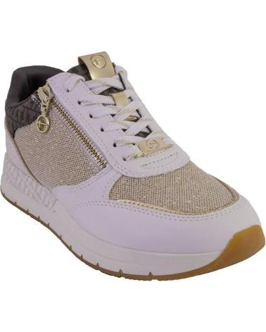 Sportif pour Femme TAMARIS 23732 ZAPATILLAS CASUAL DE MUJER BEIGE HIELO
