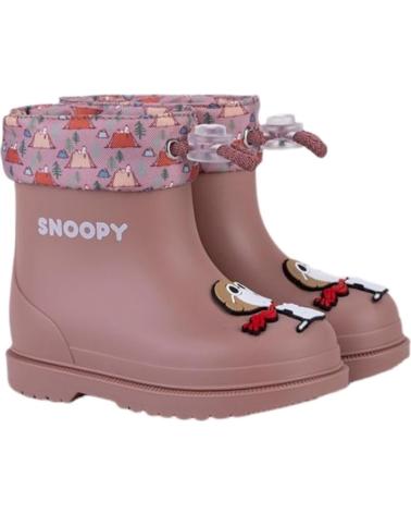 Botas de agua de Hombre y Mujer IGOR BOTAS DE AGUA BIMBI SNOOPY ROSA