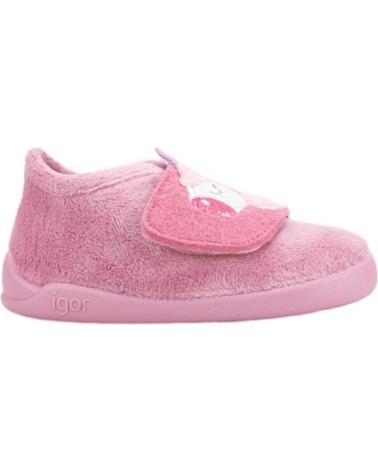 IGOR PANTUFAS BAREFOOT W10328 HOME UNICÓRNIO ROSA ROSA