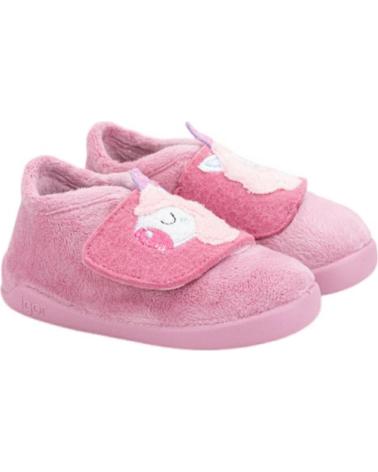 IGOR PANTUFAS BAREFOOT W10328 HOME UNICÓRNIO ROSA ROSA