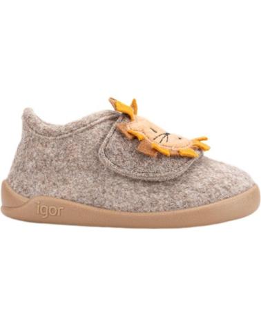 Pantofole per Uomo e Donna IGOR ZAPATILLAS PARA CASA RESPETUOSAS LEON MARRóN