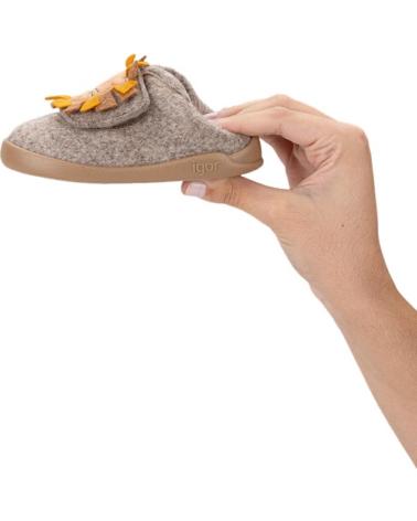 Pantofole per Uomo e Donna IGOR ZAPATILLAS PARA CASA RESPETUOSAS LEON MARRóN