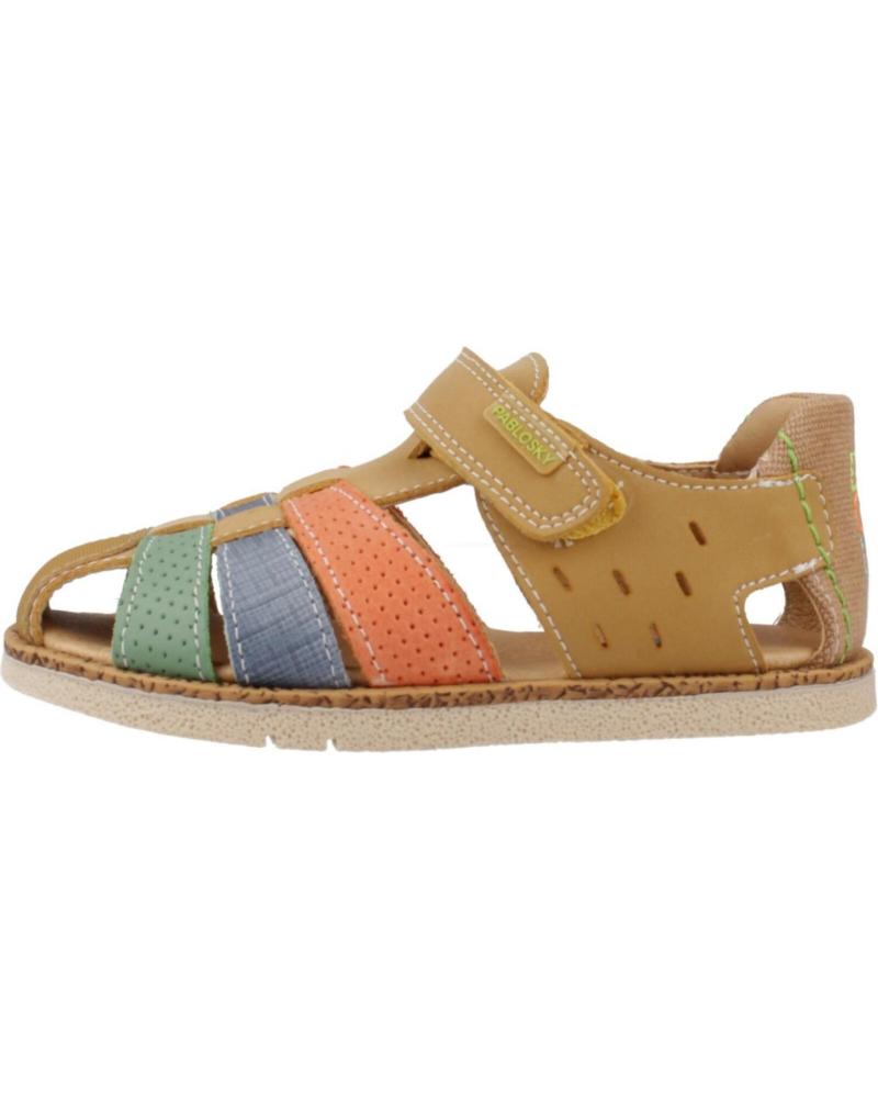 boy Sandals PABLOSKY SANDALIAS NINO MODELO 055183P COLOR MARRON AMBRA