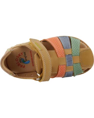 boy Sandals PABLOSKY SANDALIAS NINO MODELO 055183P COLOR MARRON AMBRA