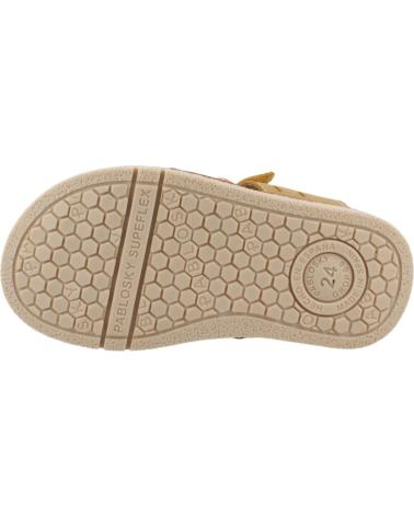 boy Sandals PABLOSKY SANDALIAS NINO MODELO 055183P COLOR MARRON AMBRA