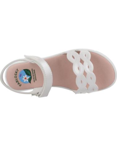 Sandálias de Menina PABLOSKY SANDALIAS NINA MODELO 440704P COLOR BLANCO