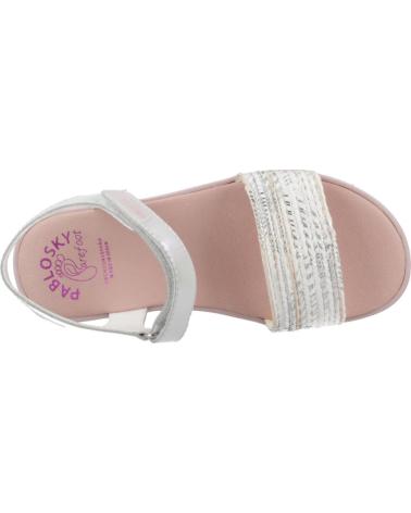 Sandálias de Menina PABLOSKY SANDALIAS NINA MODELO 162566 COLOR BLANCO
