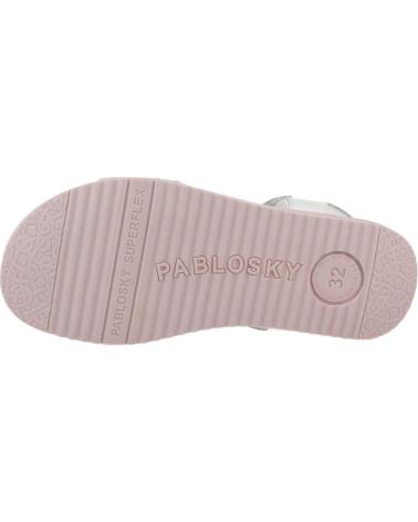 Sandálias de Menina PABLOSKY SANDALIAS NINA MODELO 162566 COLOR BLANCO