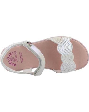 Sandálias de Menina PABLOSKY SANDALIAS NINA MODELO 443008P COLOR BLANCO
