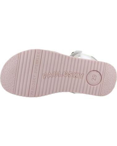 Sandálias de Menina PABLOSKY SANDALIAS NINA MODELO 443408P COLOR BLANCO