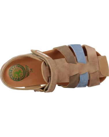 Sandálias de Menino PABLOSKY SANDALIAS NINO MODELO 517132P COLOR MARRON CRZGCL