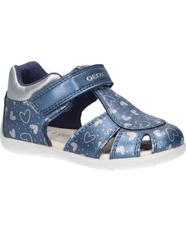 girl Sandals GEOX B451QC 000NF B ELTHAN C4206 SKY-SILVER