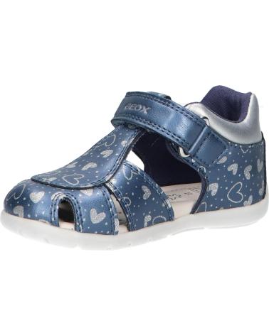 girl Sandals GEOX B451QC 000NF B ELTHAN C4206 SKY-SILVER