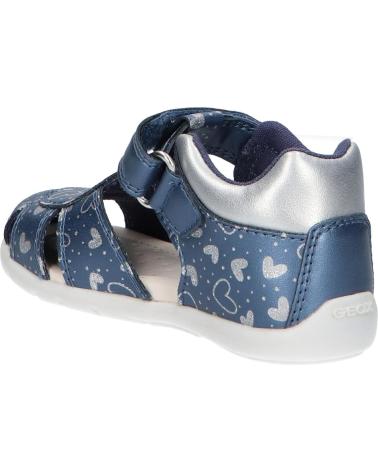 girl Sandals GEOX B451QC 000NF B ELTHAN C4206 SKY-SILVER