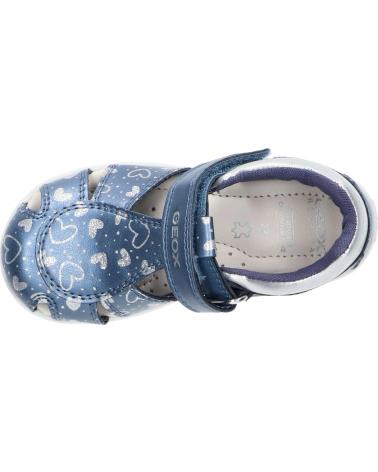 girl Sandals GEOX B451QC 000NF B ELTHAN C4206 SKY-SILVER