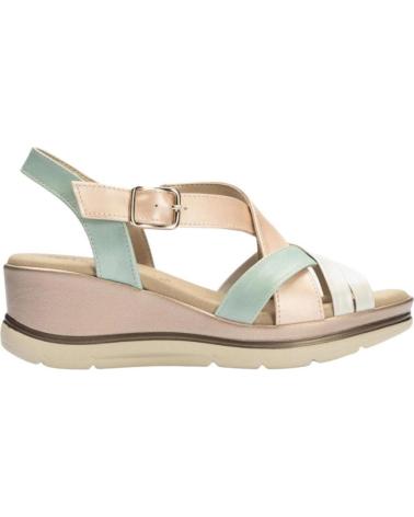 Sandali per Donna PITILLOS SANDALIA MUJER CUNA PINTADA TIRAS CRUZADAS MULTICOLOR NUDE