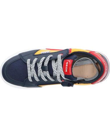 Sportif pour Garçon GEOX J35HLA 01054 J ALPHABEET C2117 YELLOW-NAVY