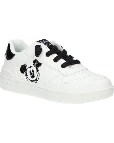 GEOX ZAPATILLAS NINO MODELO J WASHIBA GIRL COLOR BLANCO C0404