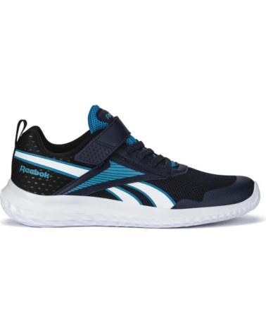 girl and boy Trainers REEBOK RUSH RUNNER 5 ALT VELCRO -BLANCO JUNIOR - 27 MARINO-AZUL