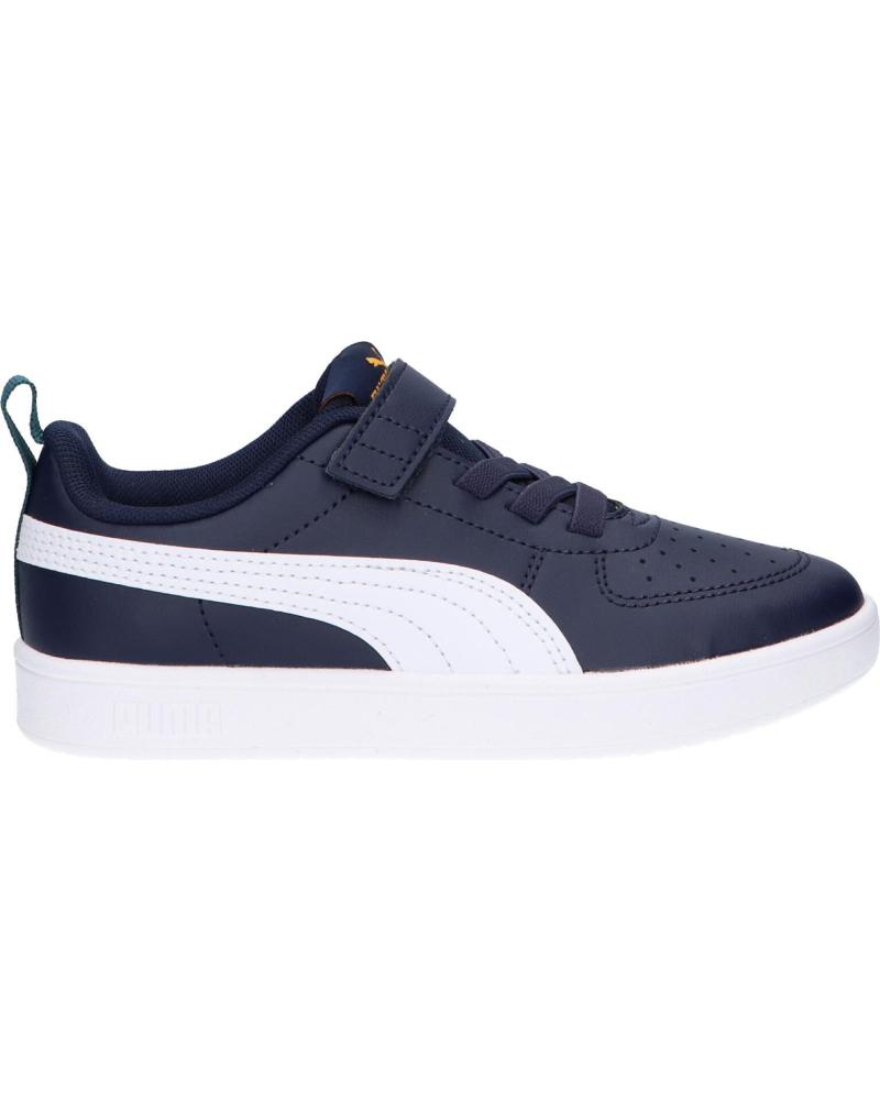 Sportivo per Bambina e Bambino PUMA 385836 RICKIE AC PS 07 PEACOAT WHITE