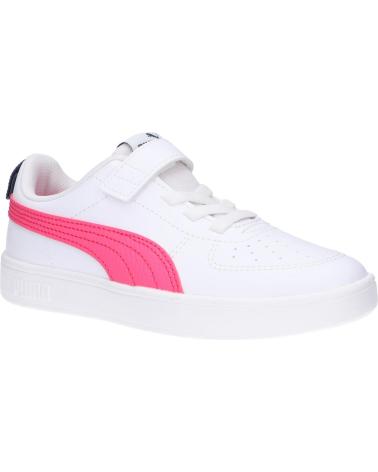 Sapatilhas de Menina e Menino PUMA 385836 RICKIE AC PS 12 WHITE SUNSET