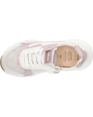 Deportivas de Mujer y Niña GEOX J4597B 022FU J MAWAZY C1Q8W OFF WHITE-LT ROSE
