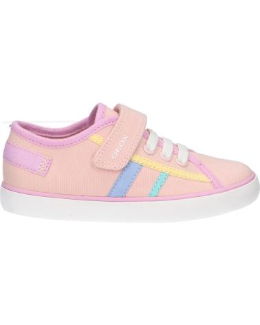 girl Trainers GEOX B451MA 00010 B GISLI C8WE8 LT ROSE-PINK