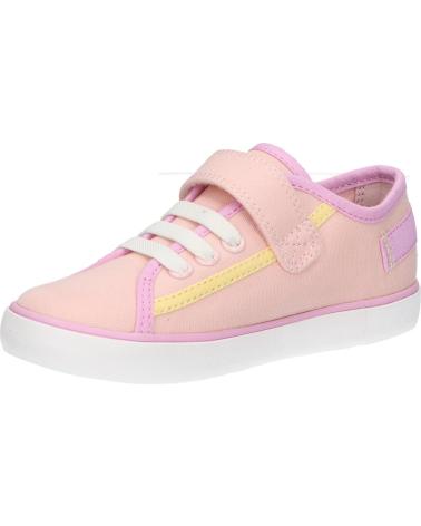 girl Trainers GEOX B451MA 00010 B GISLI C8WE8 LT ROSE-PINK